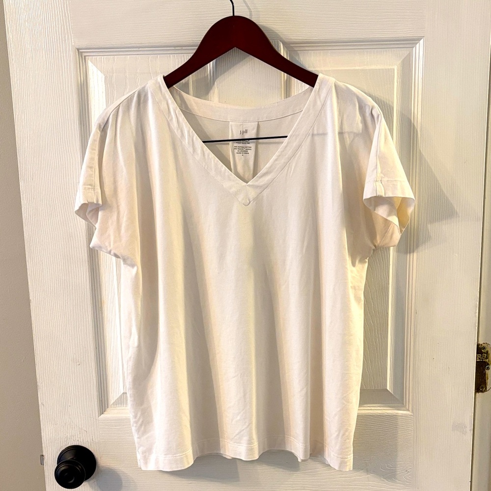 J. Jill Soft Pleat-Back Tee